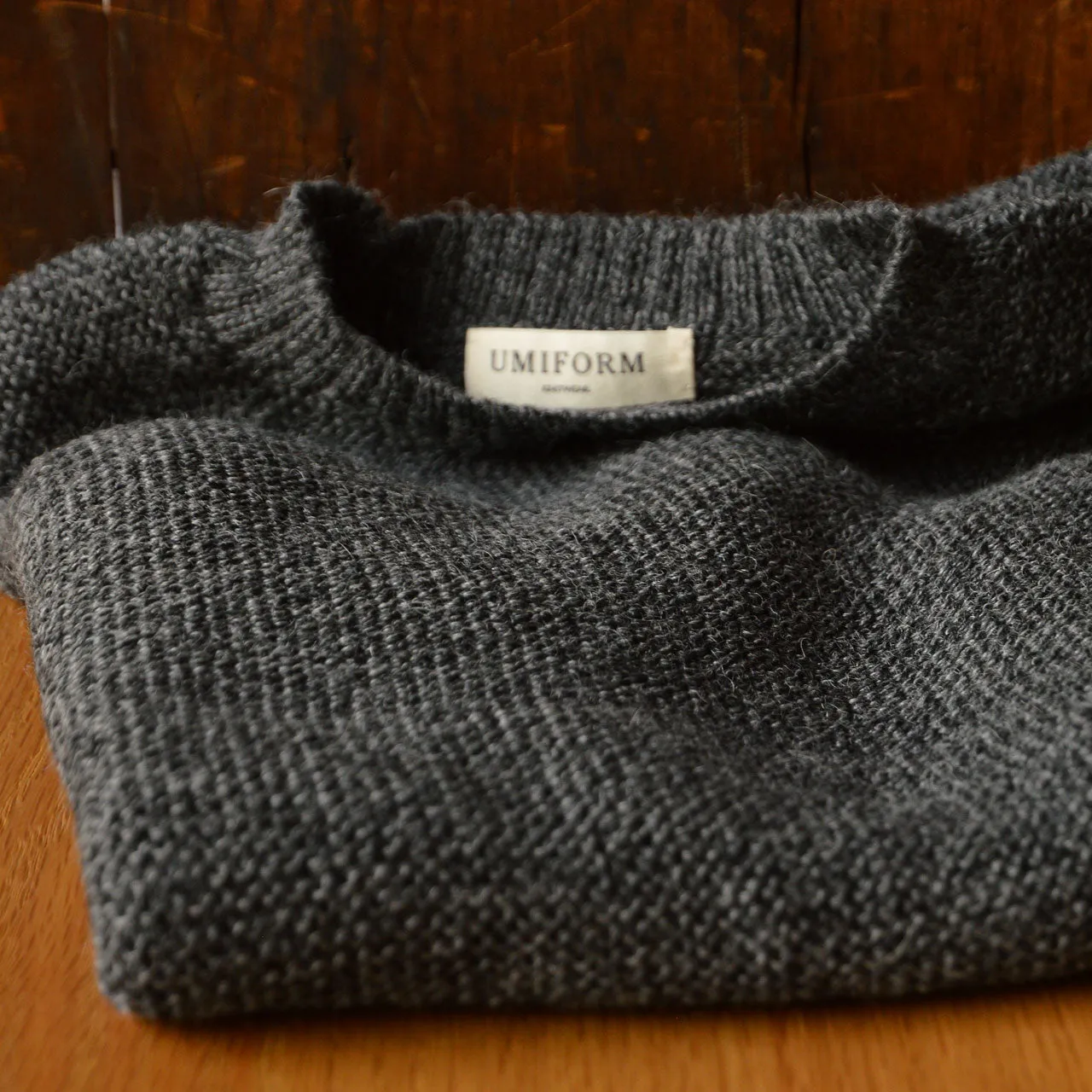 Women's Lise Half Sleeve Sweater - 100% Baby Alpaca - Pepper (S-L)