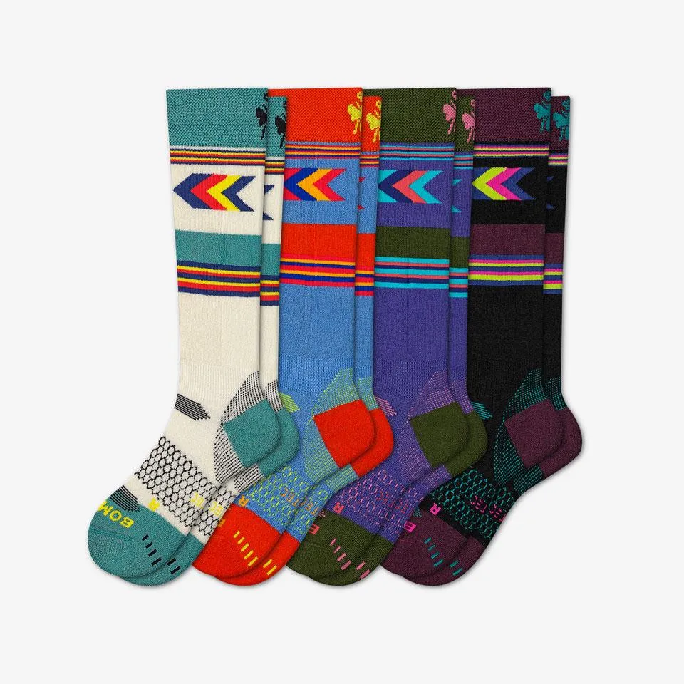 Women's Performance Ski & Snowboard Nordic Sock 4-Pack