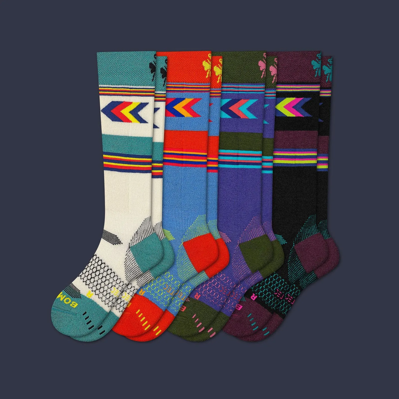 Women's Performance Ski & Snowboard Nordic Sock 4-Pack