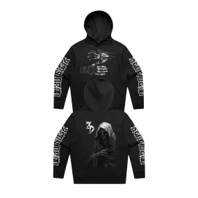 Zeds Dead Black Hoodie with Descending Design - Unisex