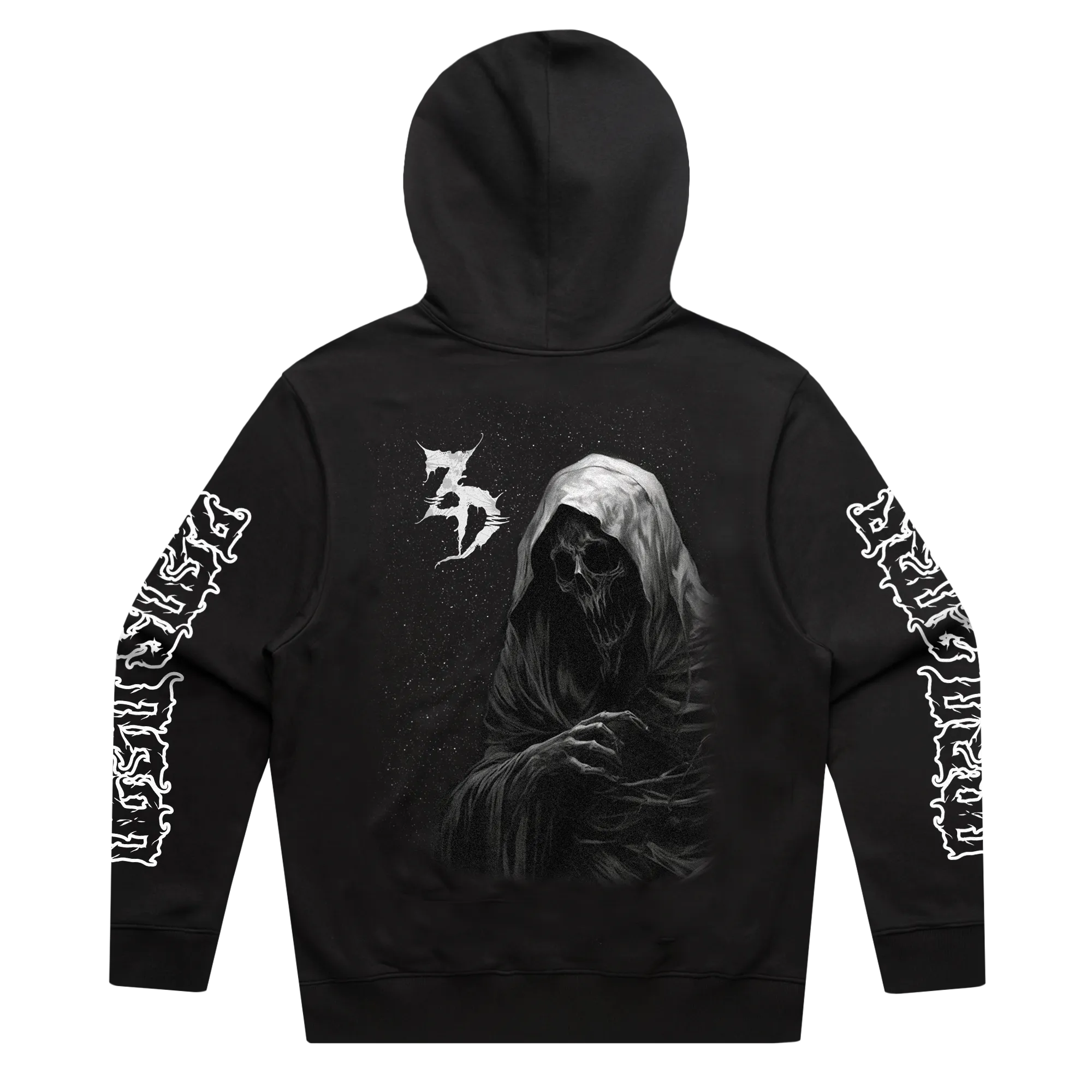 Zeds Dead Black Hoodie with Descending Design - Unisex